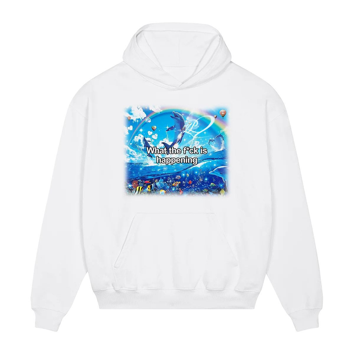 White Dolphin Hoodie