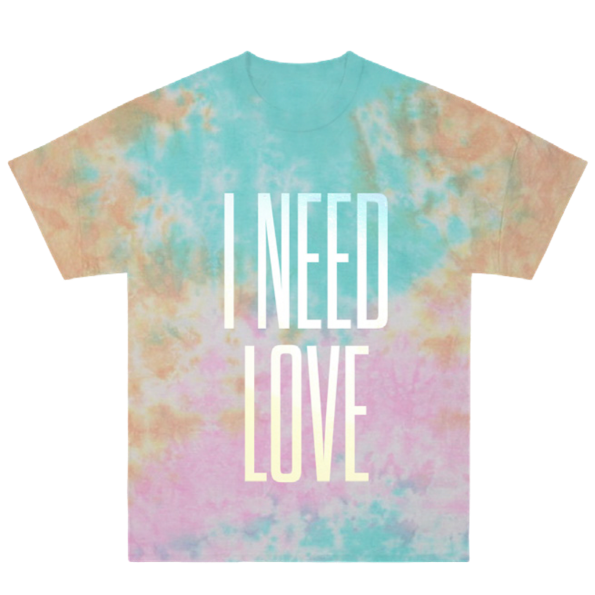 I Need Love Tie-Dye T-Shirt